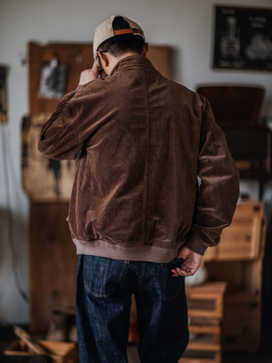 G9 HARRINGTON CORDUROY JACKET G9 HARRINGTON CORDUROY JACKET